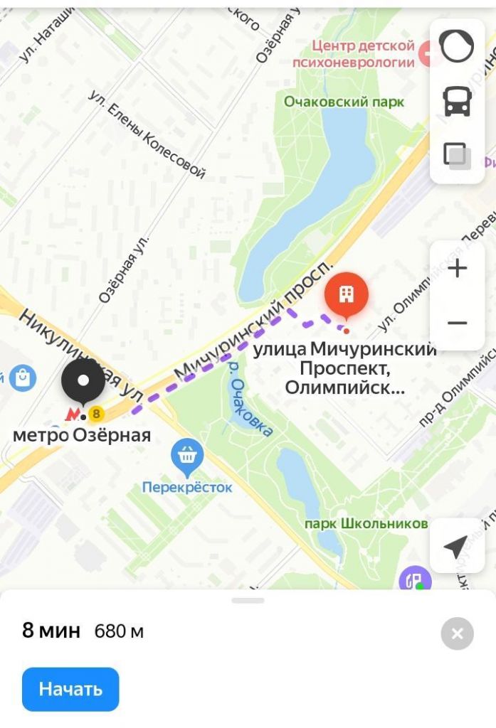 Москва мичуринский проспект олимпийская деревня