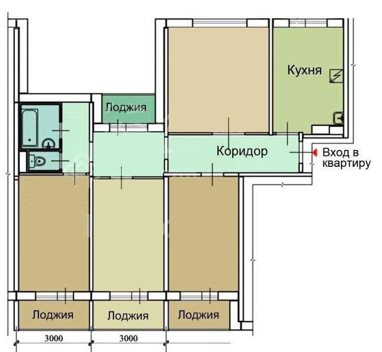 Дизайн квартиры п55