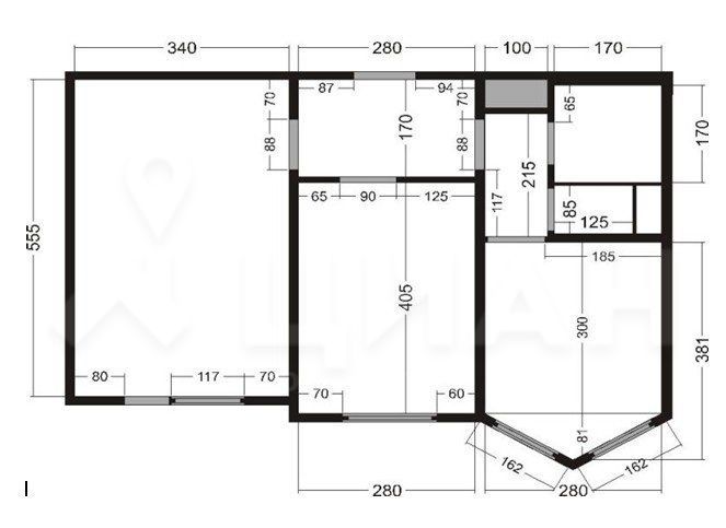 Размеры комнаты. П44 двушка линейка планировка с размерами. П44т двушка линейка планировка с размерами. П44 двушка линейка Размеры. П-44 планировка 2-х комнатная с размерами.