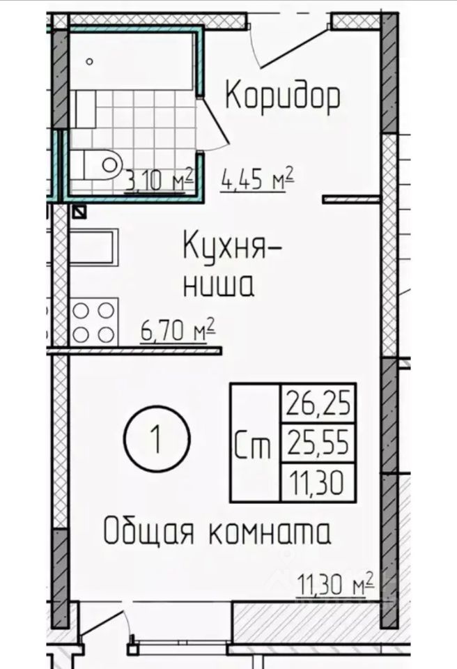 Аренда студии деревня Мотяково, цена 18000 рублей, 2024 год объявление №1366871 на megabaz.ru