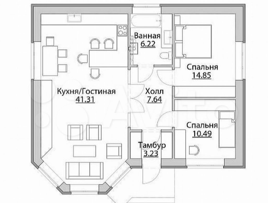 Одноэтажные дома с 3 комнатами. Чертежи одноэтажных домов 120кв. Планировки частных домов. План дома с эркером одноэтажный. Планировка одноэтажного дома с эркером.