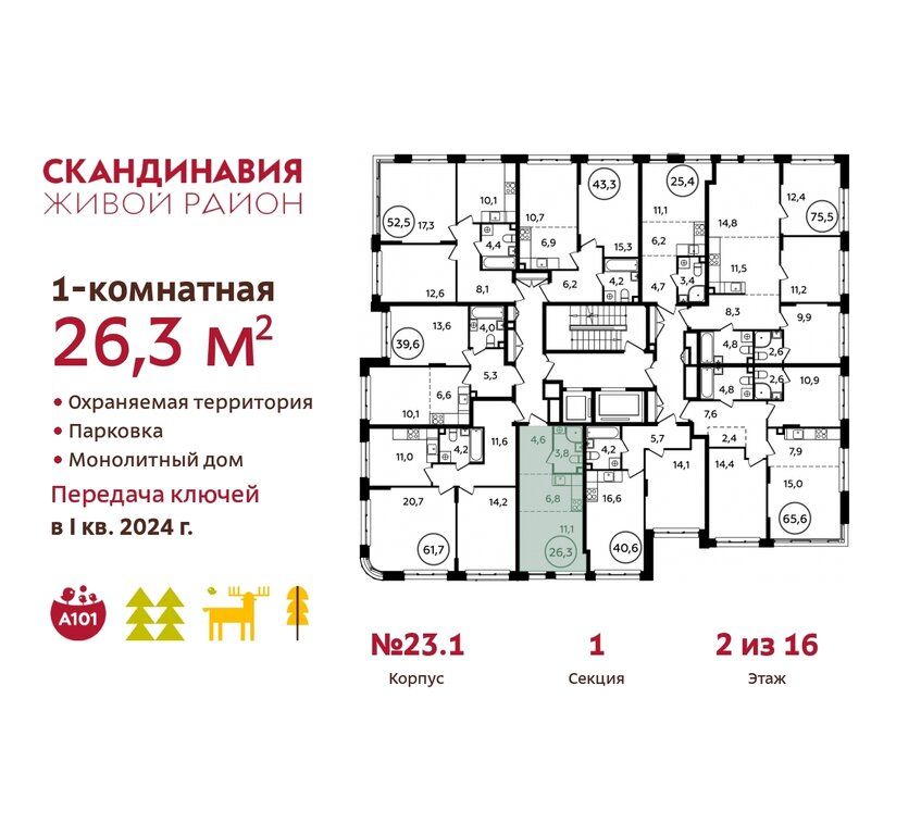 Продажа студии Москва, цена 8050000 рублей, 2022 год объявление №760781 на megabaz.ru