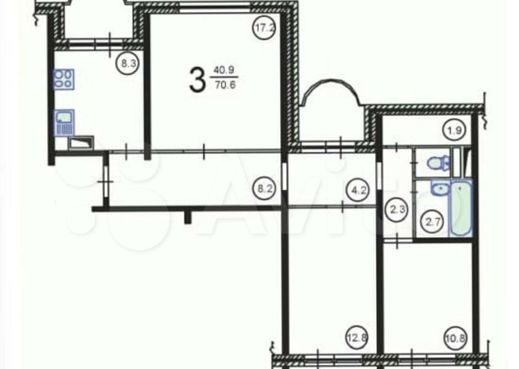 Планировка квартиры п 3. Планировка п 55 трешка. Планировка п55 трехкомнатная с размерами. Планировка квартиры п-55. П-55 планировка 3-х комнатная.