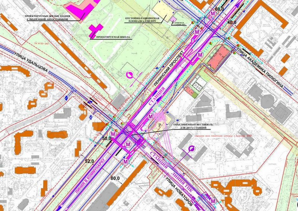 Проспект вернадского метро схема выходов