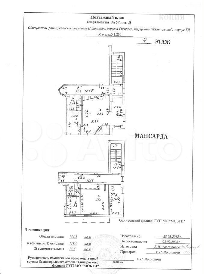 Продажа четырёхкомнатной квартиры деревня Гигирево, цена 6550000 рублей, 2023 год объявление №599953 на megabaz.ru