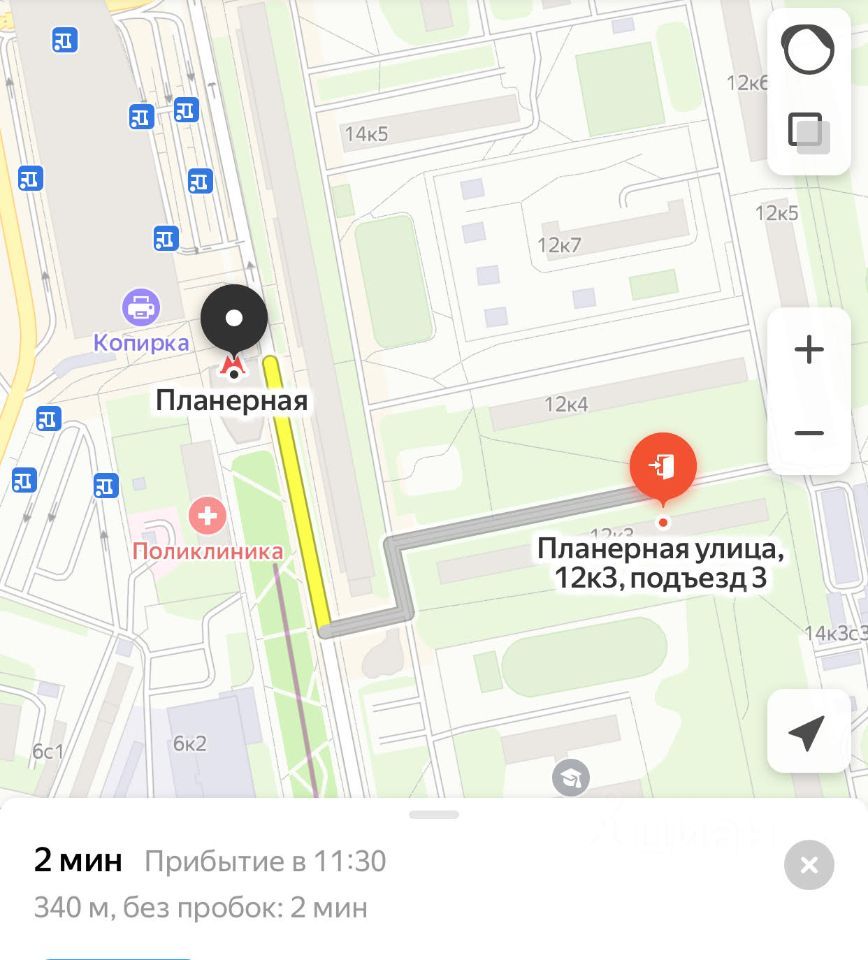 Москва ул планерная 12