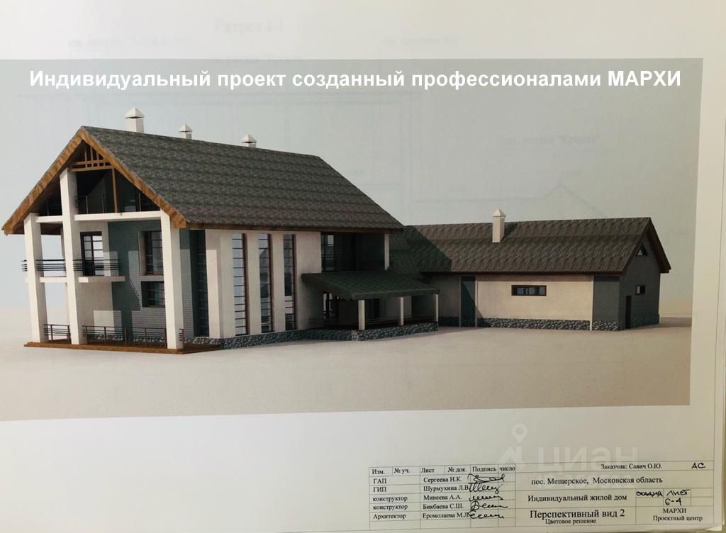 Продажа дома поселок Мещерское, цена 43500000 рублей, 2023 год объявление №636966 на megabaz.ru