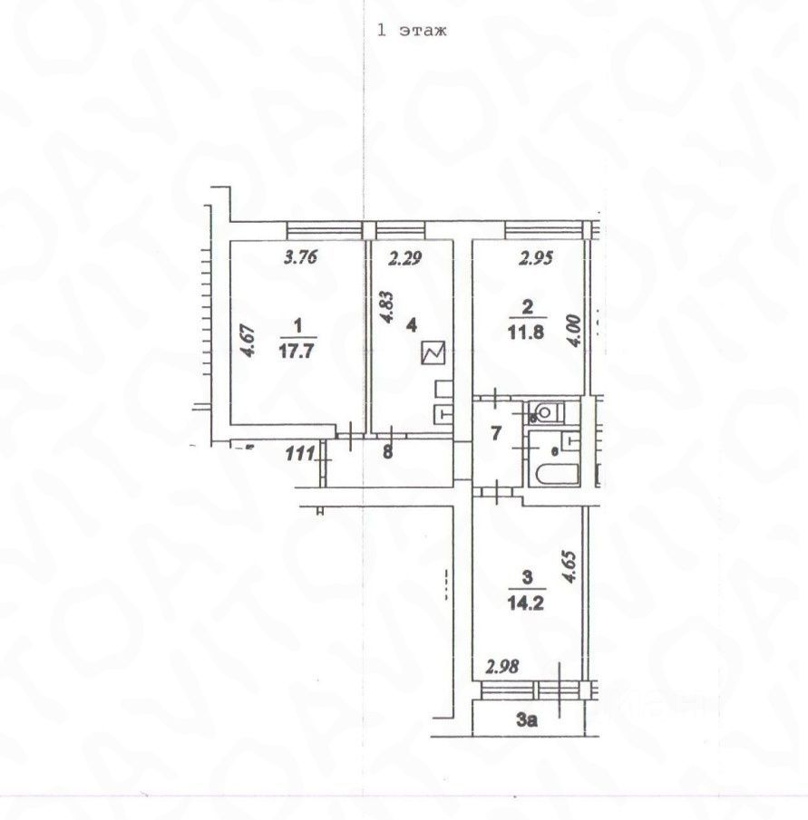 Планировка квартиры ii 68