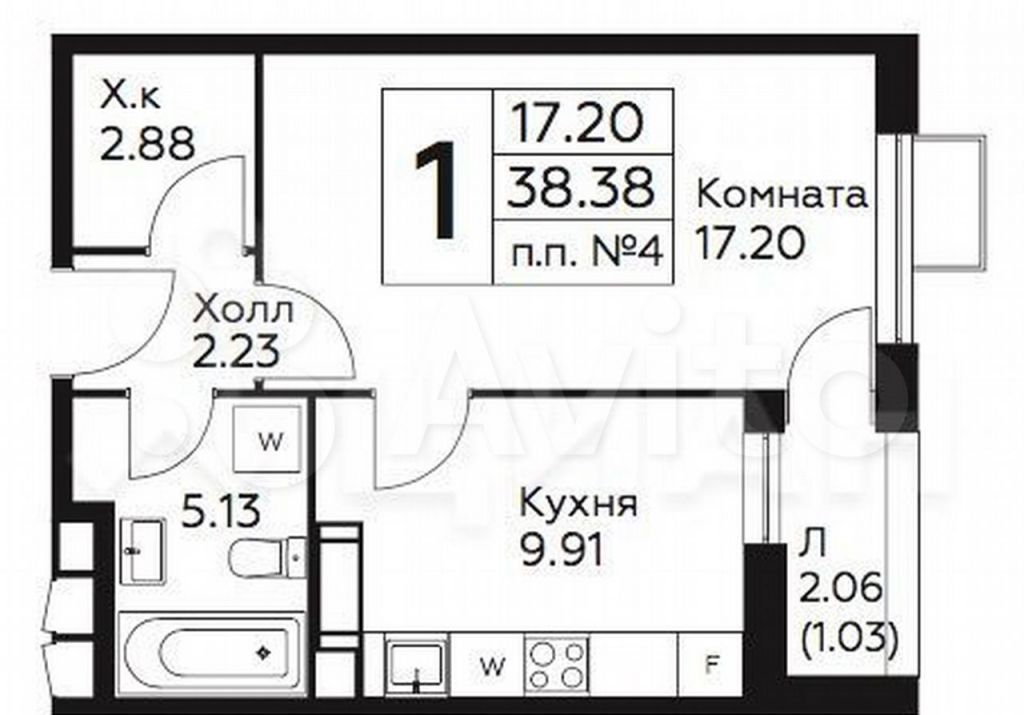 Продажа однокомнатной квартиры село Воскресенское, цена 6850000 рублей, 2022 год объявление №675671 на megabaz.ru