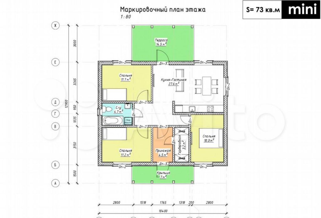 Продажа дома деревня Фенино, цена 5200000 рублей, 2022 год объявление №618800 на megabaz.ru