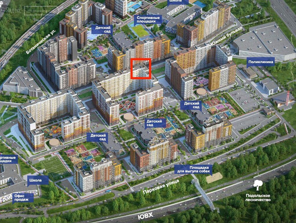 Продажа однокомнатной квартиры поселок Битца, Южный бульвар 5, цена 6350000 рублей, 2022 год объявление №684508 на megabaz.ru