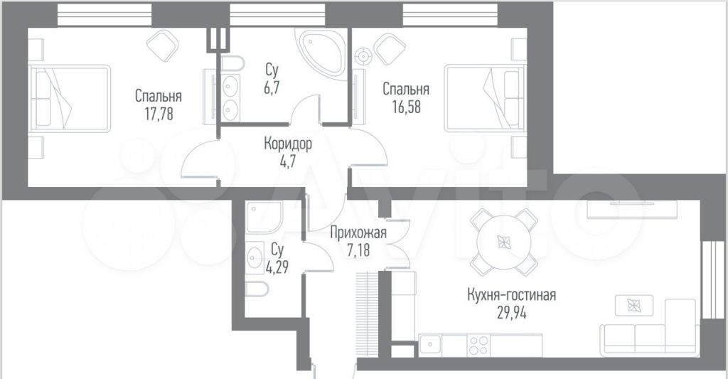 Продажа трёхкомнатной квартиры Москва, метро Динамо, цена 51899000 рублей, 2023 год объявление №784663 на megabaz.ru