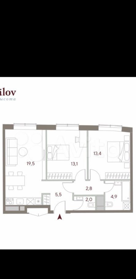 Продажа двухкомнатной квартиры Москва, метро Чкаловская, цена 27540000 рублей, 2022 год объявление №746871 на megabaz.ru