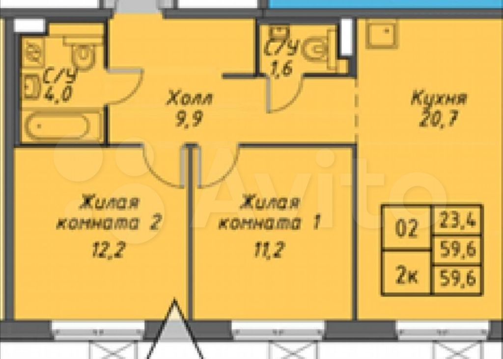 Продажа двухкомнатной квартиры Котельники, цена 12000000 рублей, 2022 год объявление №747992 на megabaz.ru