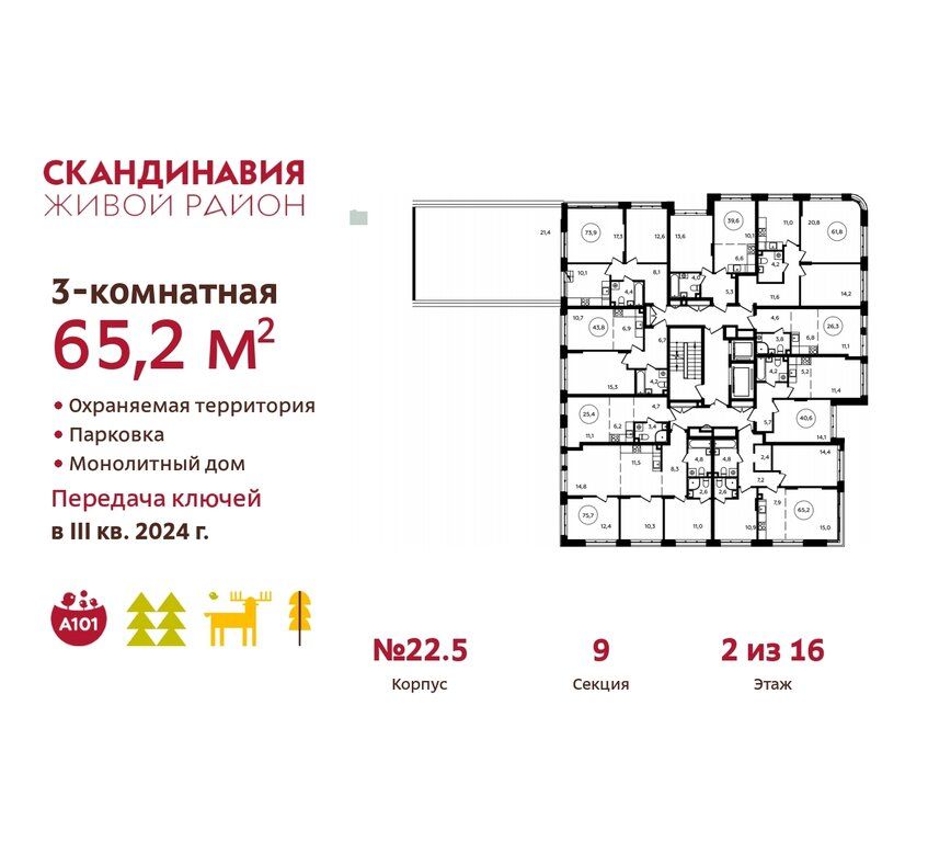 Продажа трёхкомнатной квартиры Москва, цена 16053333 рублей, 2022 год объявление №751769 на megabaz.ru