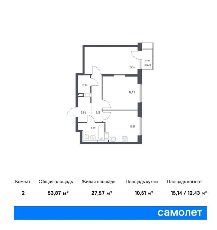 Продажа двухкомнатной квартиры село Ям, цена 8930131 рублей, 2022 год объявление №761993 на megabaz.ru