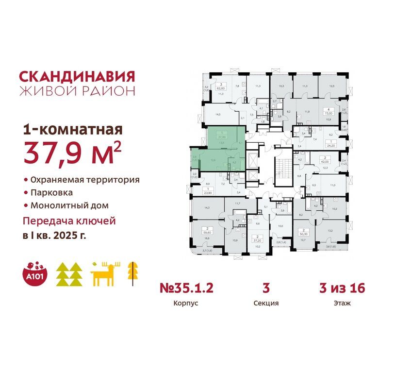 Продажа однокомнатной квартиры Москва, цена 10008156 рублей, 2022 год объявление №763079 на megabaz.ru