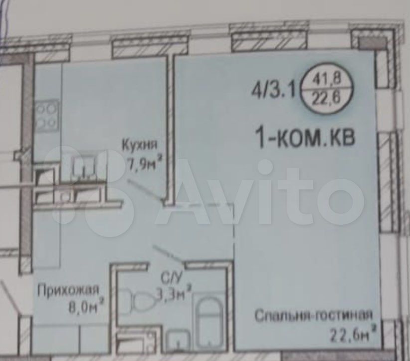 Продажа однокомнатной квартиры деревня Суханово, Парковая улица 1к2, цена 6450000 рублей, 2022 год объявление №773234 на megabaz.ru