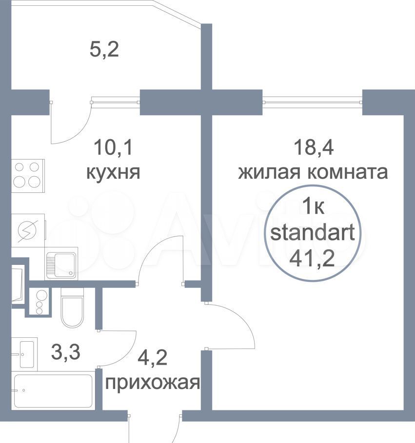 Продажа однокомнатной квартиры деревня Голубое, Парковый бульвар 2к6, цена 5000000 рублей, 2022 год объявление №777362 на megabaz.ru